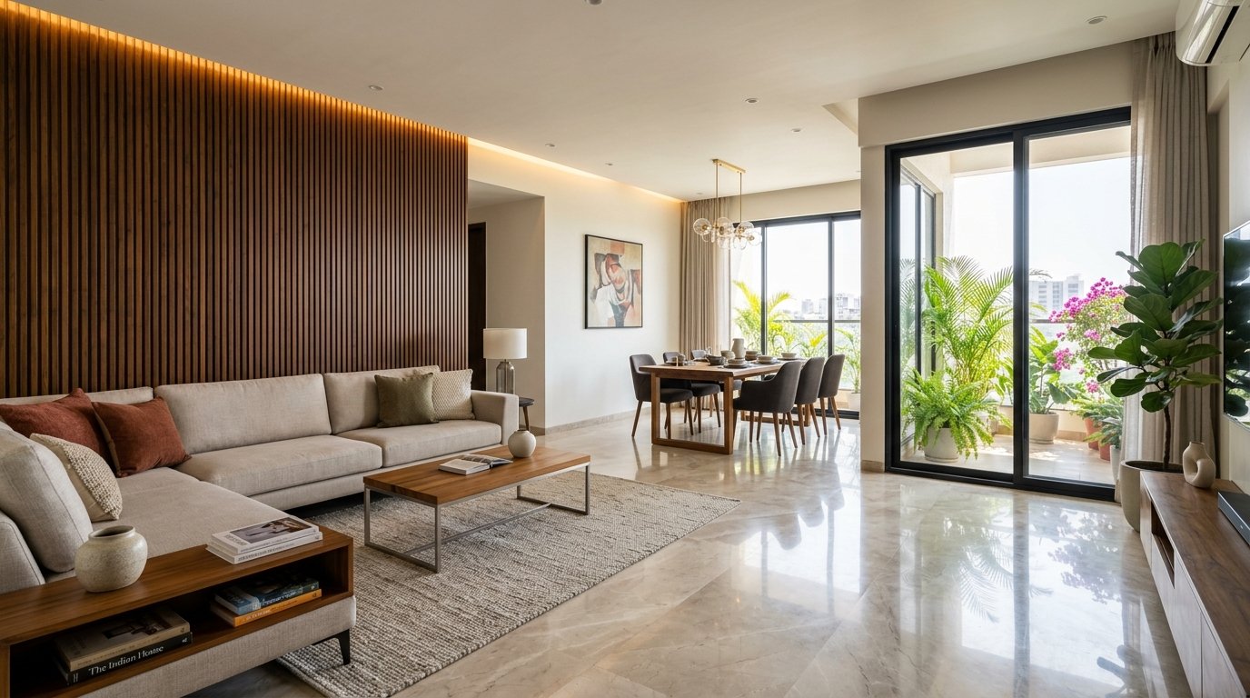 Luxury 3 BHK Designer Interior Floor